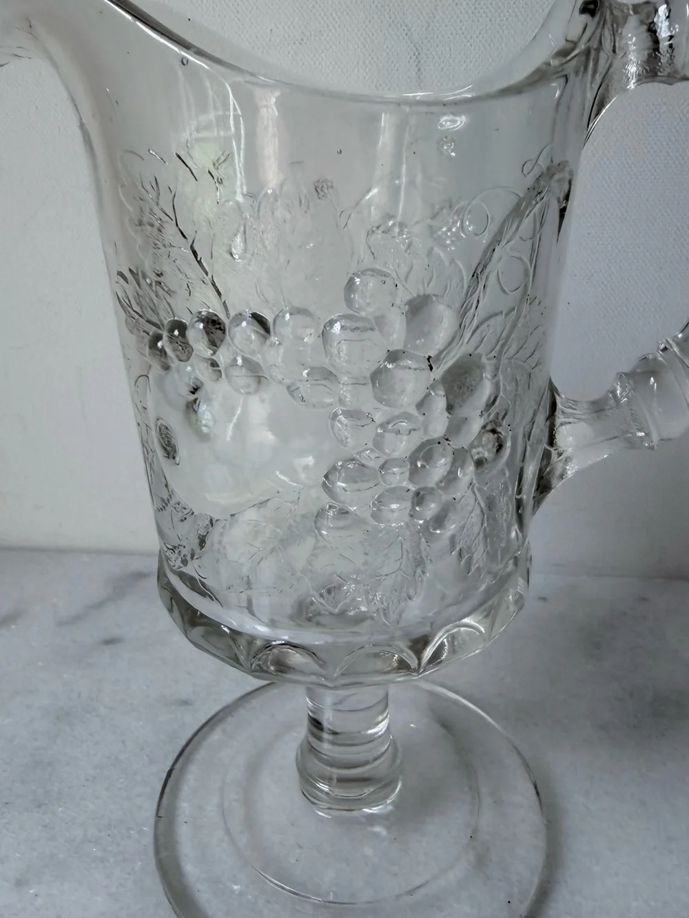 Dalzell Gilmore Leighton Strawberry & Currant or Three Fruits Milk EAPG Pitcher